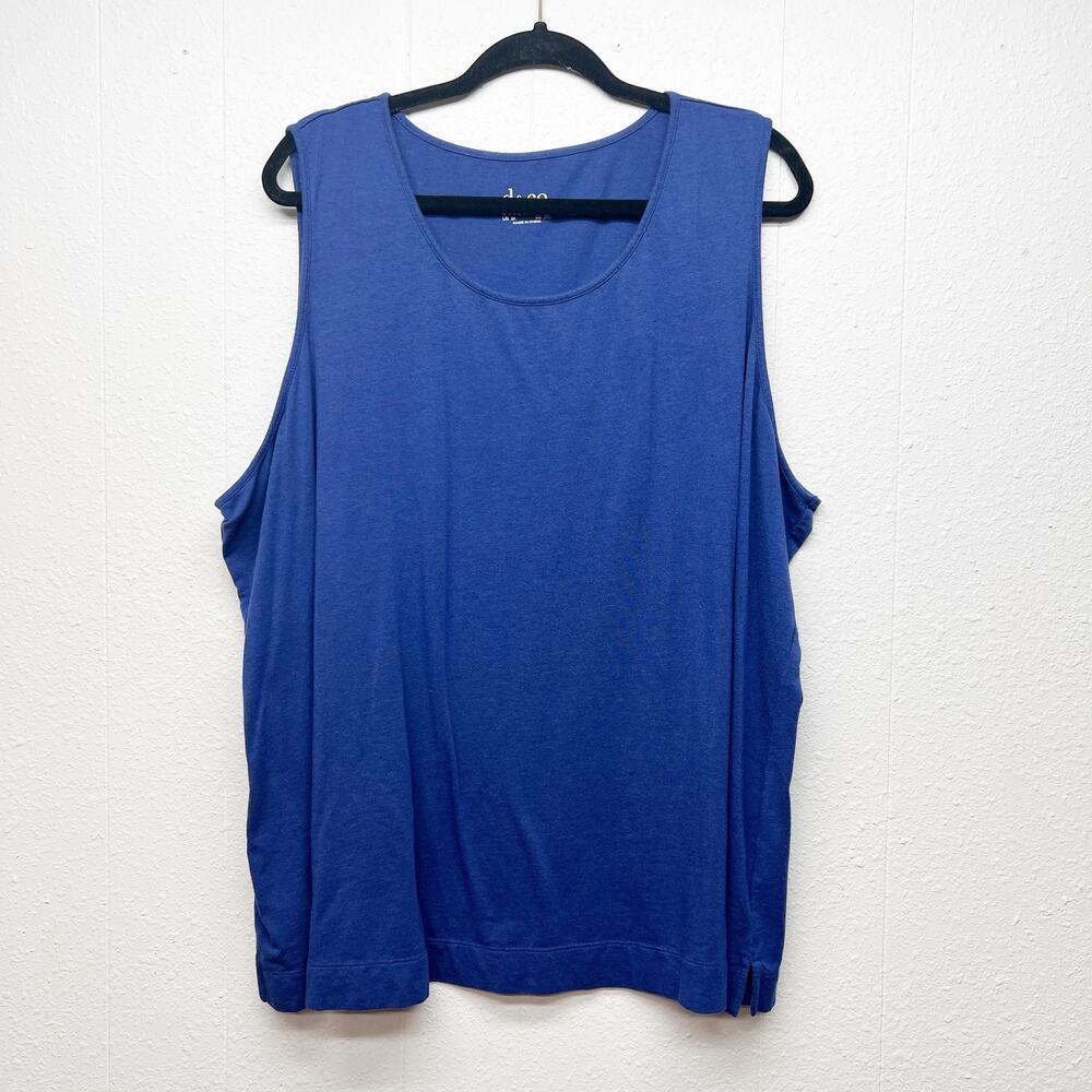 D&Co. Essentials Top Womens 3X Tank Top Base Layer Minimalist Stretch Capsule